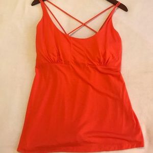 Orange Moda tank top